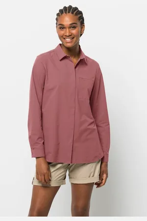 Jack Wolfskin Outdoorbluse LIGHT WANDER LS SHIRT W