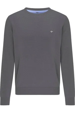 Fynch-Hatton Strickpullover Langarmpullover (1-tlg) mit Logostickerei