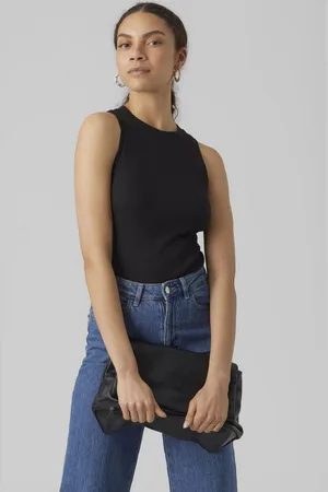VERO MODA Tanktop VMLAVENDER SL TOP VMA JRS NOOS mit Rundhalsausschnitt