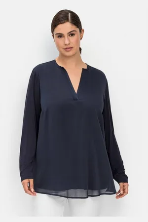 Sheego Chiffontunika Große Größen im Lagenlook