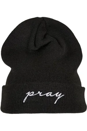 Mister Tee Beanie Unisex Pray Embroidery Beanie (1-St)