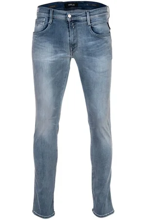 Replay Regular-fit-Jeans Herren Jeans Baumwolle Hyperflex ANBASS - Verkäufer: Yourfashionplace