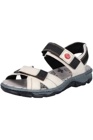 Rieker Sandale, Sommerschuh, Outdoorschuh, Keilabsatz, in Trekking-Optik