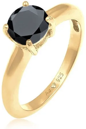 Elli Fingerring Solitär Klassisch Zirkonia Verlobung 925 Silber