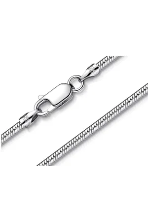 Silberkettenstore Silberkette Schlangenkette 2mm - 925 Silber, Länge wählbar von 38-120cm - Verkäufer: silberketten-store