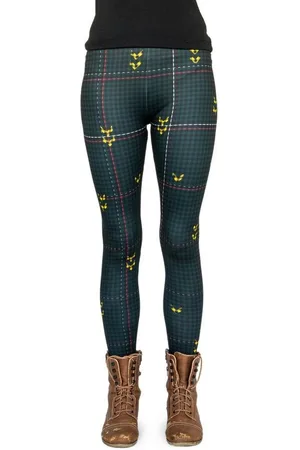 cosey Leggings Business Line Leggings (Einheitsgröße XS-L) Wald Karo - Verkäufer: PhoneNatic