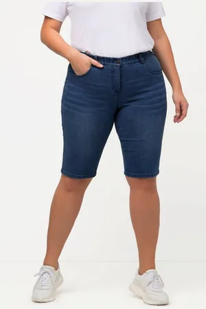 Ulla Popken Bermudas Jeansbermuda Mandy 5-Pocket-Form Komfortbund - Verkäufer: Popken Fashion Group