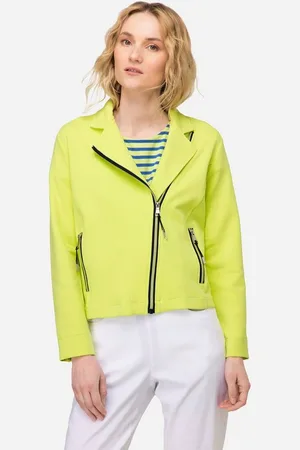 Laurasøn Sommerjacke Biker-Jacke Sweat Revers Zipper Langarm - Verkäufer: Popken Fashion Group