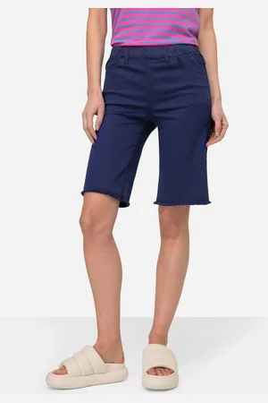 Laurasøn Bermudas Bermuda Fransensaum Elastikbund - Verkäufer: Popken Fashion Group