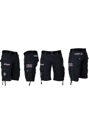 Geographical Norway Shorts Cargo Shorts kurze Hose knielang Short Bermuda Baumwolle Freizeit - Verkäufer: fashion-victim-style