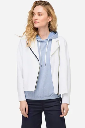 Laurasøn Sommerjacke Biker-Jacke Sweat Revers Zipper Langarm - Verkäufer: Popken Fashion Group