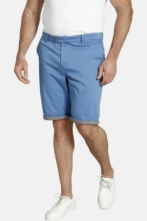 Charles Colby Bermudas BARON CIRK gemusterte Chambray-Details - Verkäufer: VANDERSTORM VENTURES