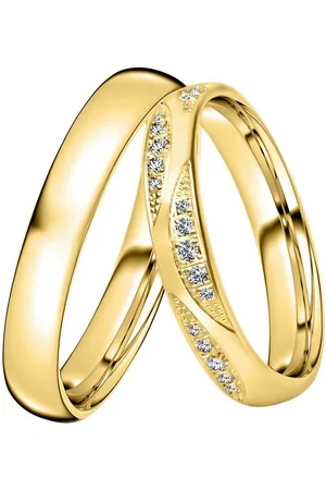 DOOSTI Trauring Schmuck Geschenk Silber 925 Trauring Ehering Partnerring LIEBE, wahlweise mit oder ohne Zirkonia
