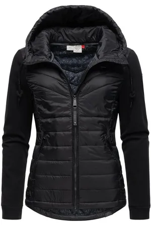 Ragwear Outdoorjacke Lucinda Steppjacke aus modernem Materialmix mit Kapuze
