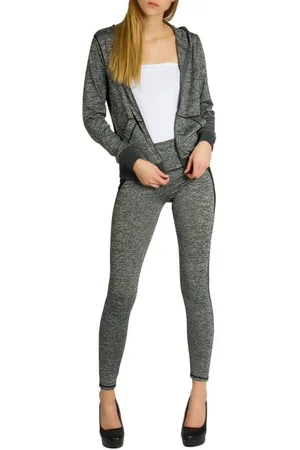 CASPAR Trainingsanzug JG001 stylischer Damen Jogginganzug mit Kapuze - Verkäufer: & SIKORA