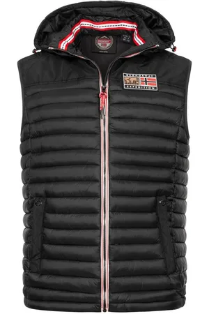 Geographical Norway Steppweste Herren Stepp weste Bodywärmer Outdoor Kapuzenweste Herbst Vest Winter - Verkäufer: fashion-victim-style