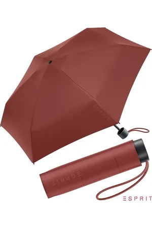 ESPRIT Taschenregenschirm Super Mini Damen Petito HW 2022 - russet brown, winzig klein, in den neuen Trendfarben - Verkäufer: RS-Versand
