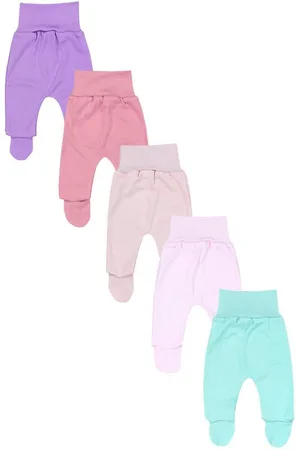TupTam Schlupfhose Baby Unisex Hose mit Fuß Bunte 5er Pack - Verkäufer: LotteStyle GmbH