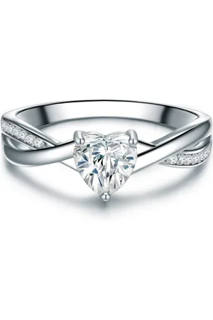 Trilani Silberring Herz silber, in Sterling Silber mit Zirkonia - Verkäufer: Juvalia