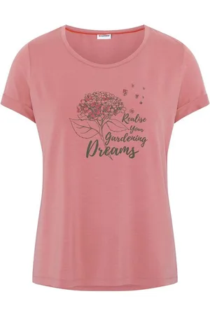 Gardena T-Shirt mit dezentem, floralem Frontprint (1, 1-tlg) - Verkäufer: Bay City Textilhandels GmbH