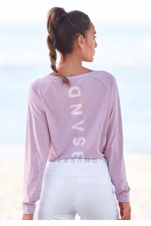 ELBSAND Longsleeve Tira mit Logodruck hinten, Langarmshirt, sportlich-casual