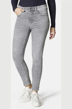 Stooker Women Skinny-fit-Jeans RIO STRETCH JEANS - FEXXI MOVE STRASS SKINNY FIT - Grey bleached - Verkäufer: Jeanstotal