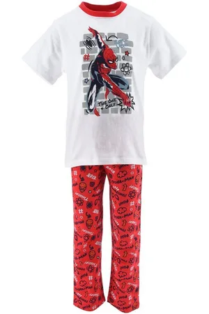 SPIDERMAN Schlafanzug Kinder Jungen Pyjama kurzarm Nachtwäsche (2 tlg) - Verkäufer: Yuhu Trading GmbH