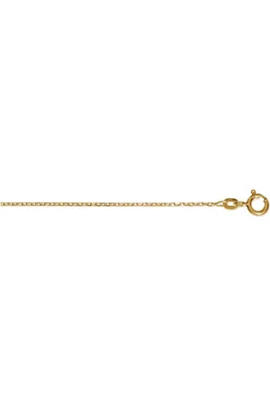 ONE ELEMENT Goldkette Halskette aus 585 Gelbgold Ø 1,30 mm, Damen Gold Schmuck Rundankerkette