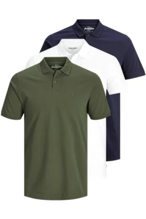 JACK & JONES Poloshirt (3er-Pack) in Unifarbe - Verkäufer: mailopoint