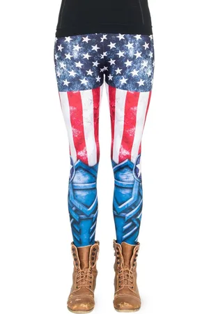 cosey Leggings Bunte Motiv Leggings (Einheitsgröße XS-L) American Gladiator - Verkäufer: PhoneNatic