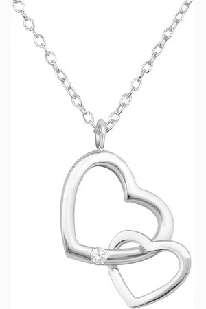 ALEXANDER YORK Kette mit Anhänger HERZ in HERZ mit Zirkonia, 2-tlg., 925 Sterling Silber - Verkäufer: