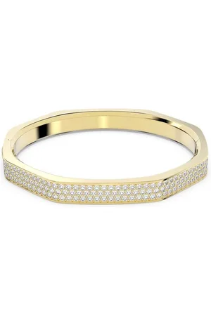 Swarovski Armreif Dextera, Achteckform, Pavé, mit ® Kristall