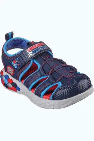 Skechers J - BOYS Sandale, Sommerschuh, Klettschuh, Sandalette, für Maschinenwäsche geeignet