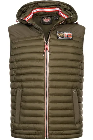Geographical Norway Steppweste Herren Stepp weste Bodywärmer Outdoor Kapuzenweste Herbst Vest Winter - Verkäufer: fashion-victim-style