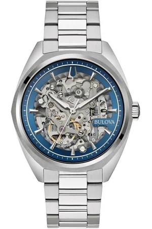 BULOVA Automatikuhr 96A292, Armbanduhr, Mechanische Uhr, Herrenuhr, Edelstahlarmband