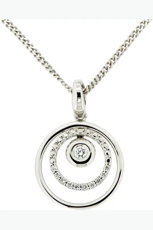 Orolino Kette mit Anhänger Gold 585 mit 11 Brillanten zus. 0,08ct. 42/45cm lang