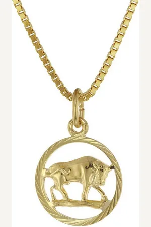 trendor Kette mit Anhänger Sternzeichen Stier 333 Gold + goldplattierte Kette - Verkäufer: uhrcenter