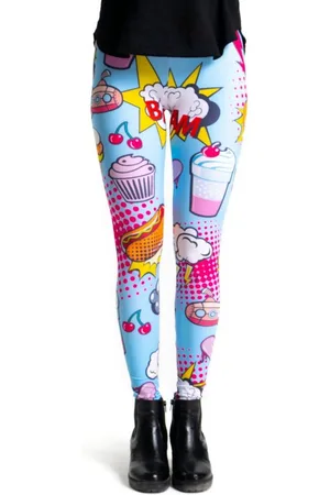 cosey Leggings Bunte Motiv Leggings (Einheitsgröße XS-L) Popart - Verkäufer: PhoneNatic