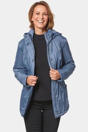 GOLDNER Winterjacke Jacke mit Kapuze in dezenter Crashstruktur Warmes Steppfutter - Verkäufer: