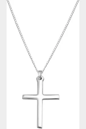 ALEXANDER YORK Kette mit Anhänger KREUZ XL, 2-tlg. (Kette mit Anhänger), 925 Sterling Silber - Verkäufer: