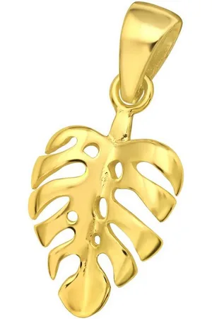 ALEXANDER YORK Kettenanhänger MONSTERA in Gold - Verkäufer: