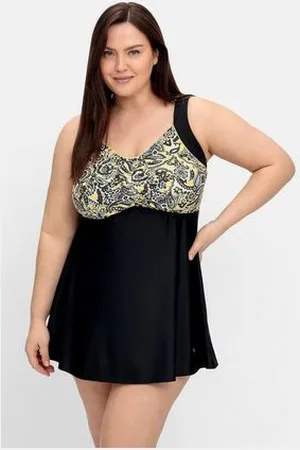 Sheego Tankini Große Größen zweiteilig, mit Paisleymuster