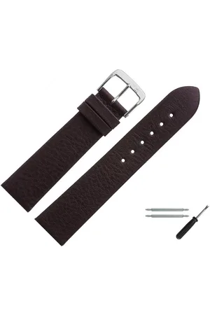 MARBURGER Uhrenarmband 18mm Leder Yak Narbung - Verkäufer: