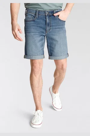 Mustang Jeansshorts Washington krempelbar, mit leichter Waschung