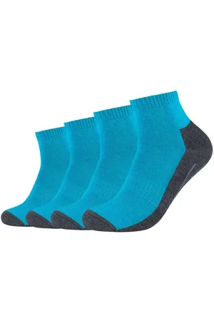 Camano Sportsocken function (4er Pack) mit entlastender Halbplüschsohle
