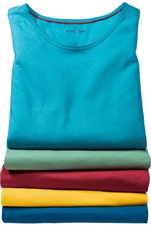 Otto Kern Tanktop (Packung, 5er-Pack) formstabile, farbsatte Qualität, aus 100% Baumwolle - Verkäufer: Vorteilshop