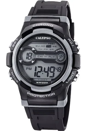 Calypso Digitaluhr Calypso Jugend Uhr Digital K5808/4, (Digitaluhr), Jugenduhr rund, groß (ca. 40mm), Kunststoffarmband, Sport-Style - Verkäufer: Fit4Style Silberschmuck - IMPPAC