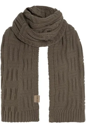 Knit Factory Schal Bobby Schals 200x30 cm Glatt Braun, (1-St), Schal Strickschal Umhängetuch Tuch Strickware - Verkäufer: Bettklusiv GmbH