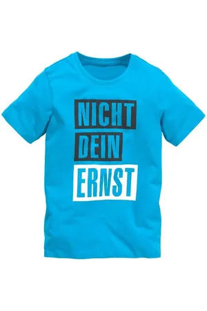Kidsworld T-Shirt mit Spruch: NICHT DEIN ERNST Kurzarm, Basic-Passform, mit trendigem Aufdruck