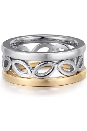 Kingka Ring-Set Leaves Trio, SR6228S2,S3,S4,S5 (Set, 3-tlg)